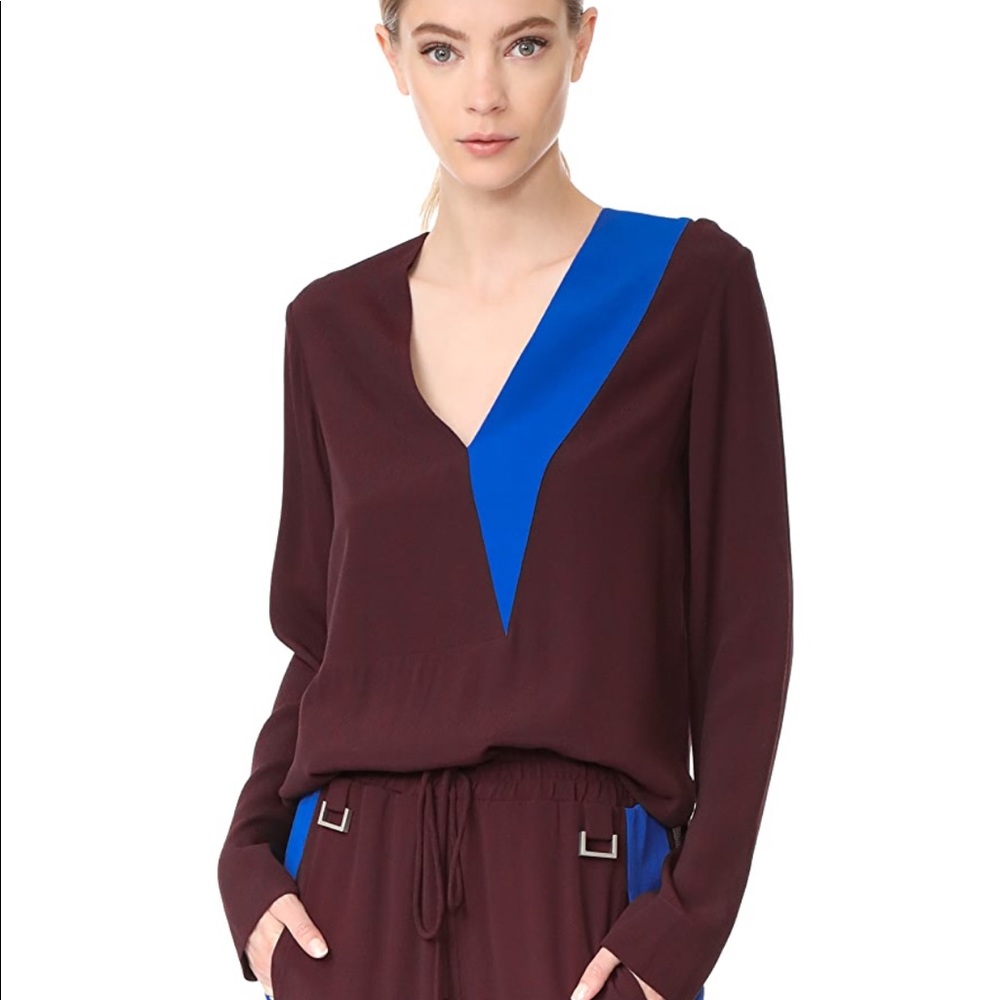 Dion Lee “Balance Stripe Top”. Size 8UK